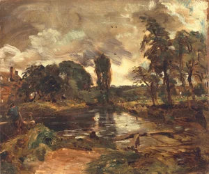 Flatford Mill from the Lock, ca. 1811